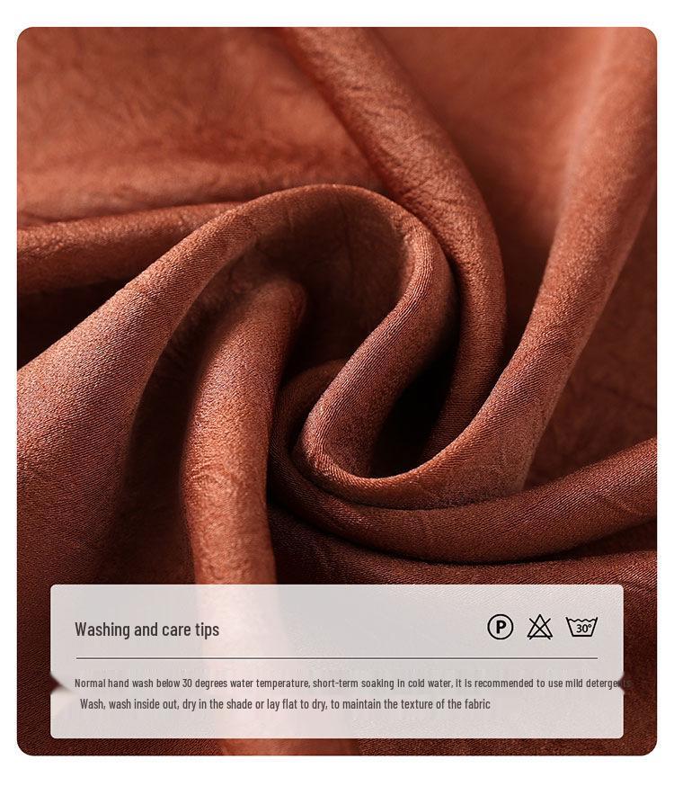 Women's Casual 3/4 Sleeve Shirt, Summer 2025, Turn-Down Collar, Slimming Top, Middle-Aged Mother's Blouse.