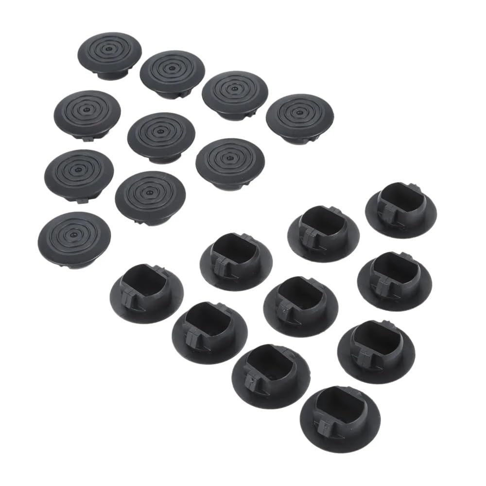 20 Stück Auto Kunststoff Seitenleisten Clips Türclips Kotflügel Ablaufloch Abdeckung für