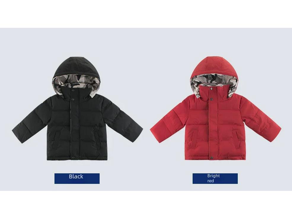 Cappotto invernale per bambini 2024: Nuova giacca reversibile in cotone in stile coreano per ragazzi