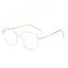 Fashion Large Frame Myopia  Glasses Men Women Blue Light Blocking Eyewear Anti Eyestrain Hd Vision Prescription Lens-1.25-2.25