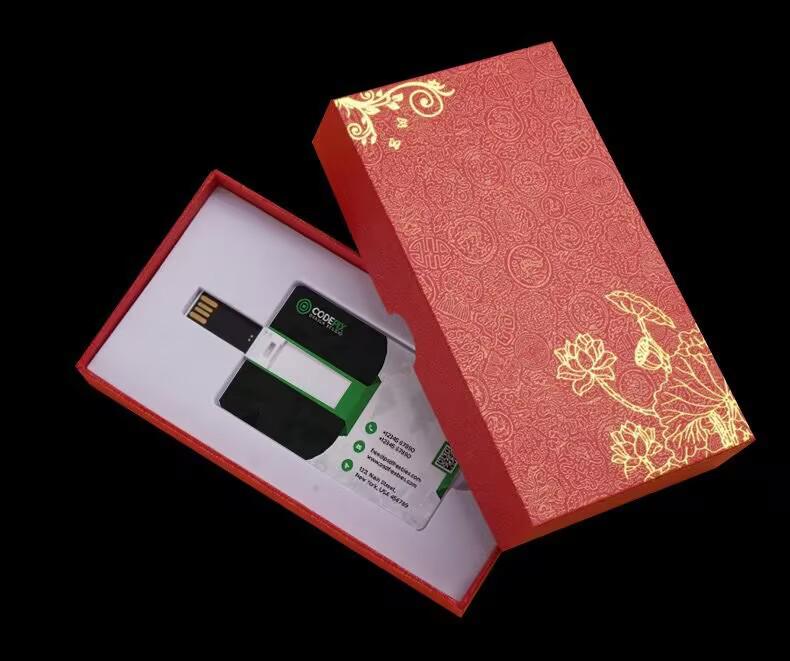 Custom Credit Card USB Drive: Creative Business Card & Corporate Gift with Logo Printing