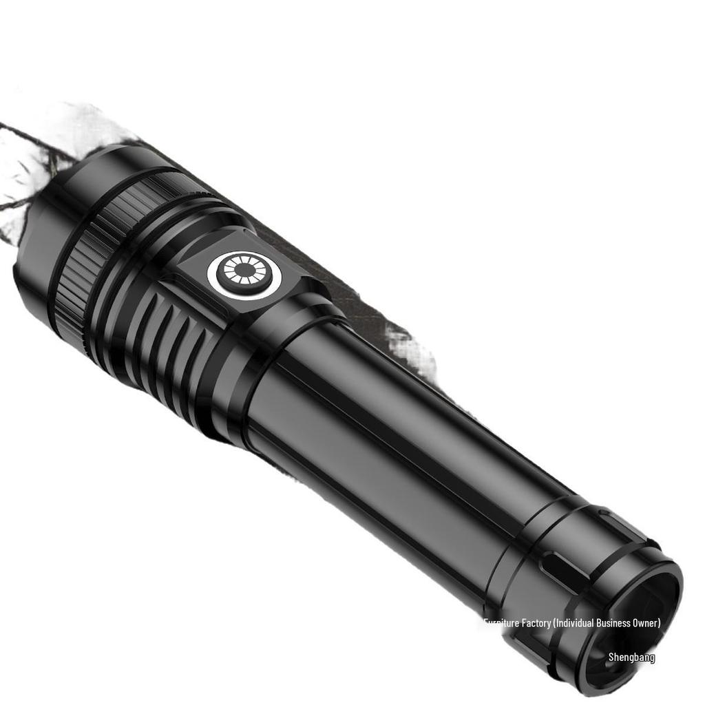 V8 Ultra-Bright Long-Range Multi-Function Portable Aluminum Flashlight