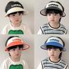 Baizien Kids' Macaron Color-Block Sun Visor Hat (2-Pack)