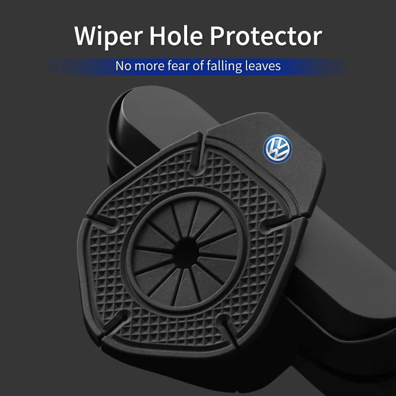 Car Windshield Wiper Hole Protector Silicone Material Dustproof For VW Scirocco Jetta Beetle Golf Passat Polo Tiguan Touran ze9
