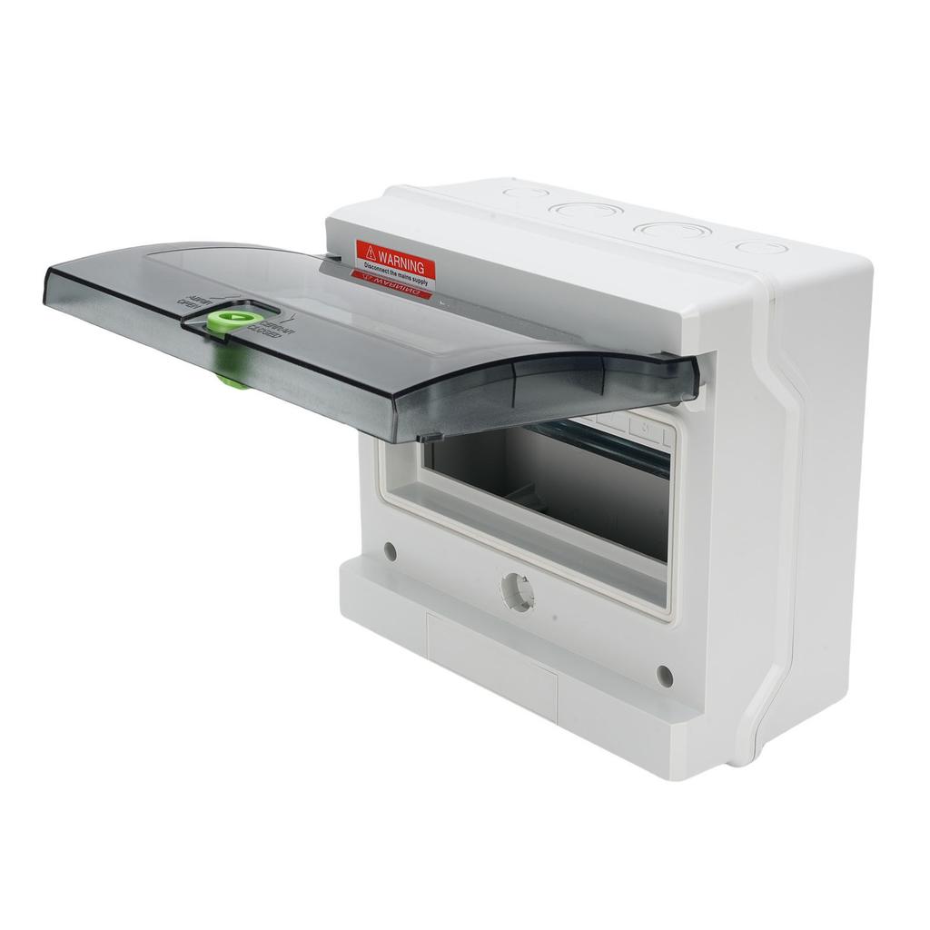 4 Way Distribution Box Circuit Breaker Enclosure with DIN Rail Mounting IP66 Water Proof for Indoor Outdoor Use