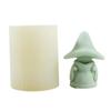 Mushroom Ghost Candle Silicone Mold Witch Hat Soap Resin Plaster Doll Mold DIY Chocolate Making Tools Ice Tray Decoration