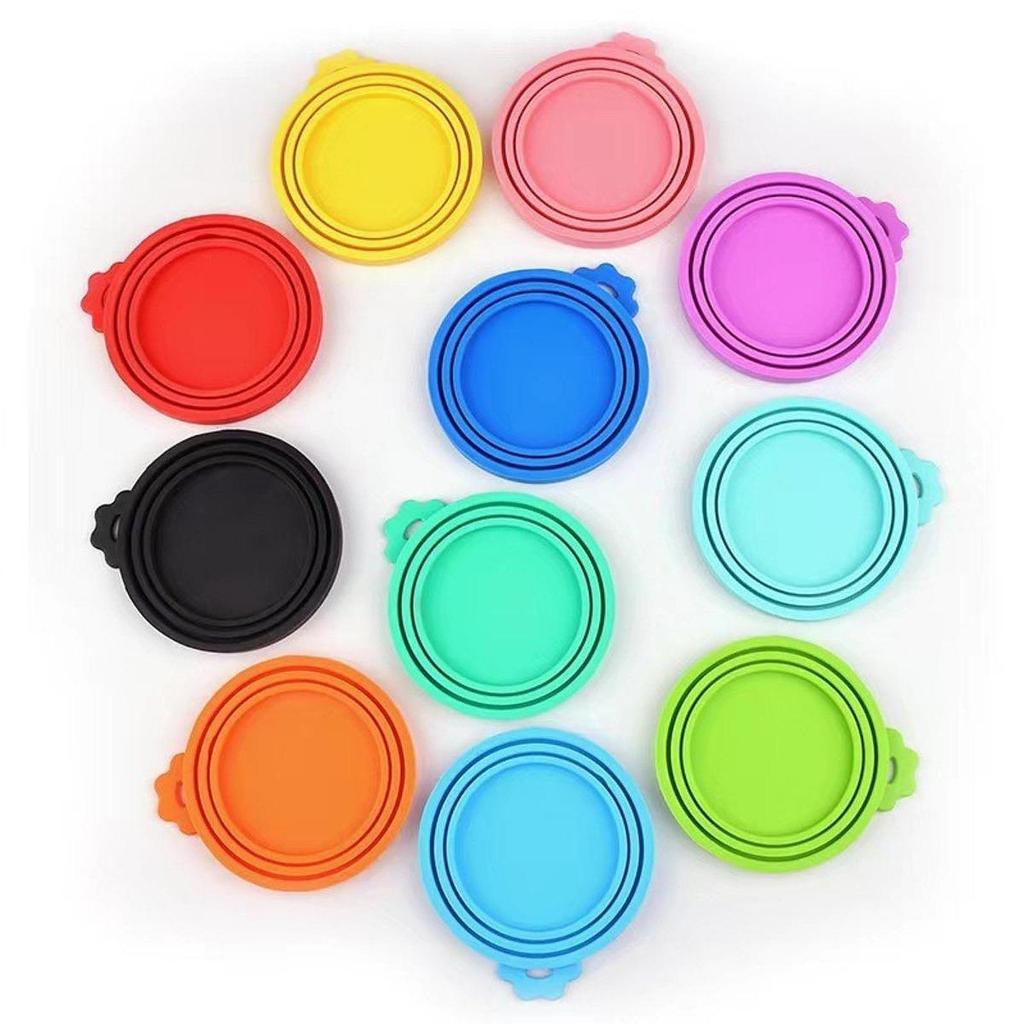 Food Can Cover Canned Lid Sealer Storage Tin Cap Fit Most Standard Size Seal Silicone