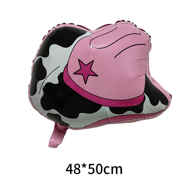 

Ботинки с воздушными шарами для вечеринок в стиле вестерн, ковбойские шляпы и другие фольгированные шары, украшения для девичника и дня рождения