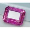 Natural Pink Sapphire 12ct Emerald Cut Certified Loose Gemstone