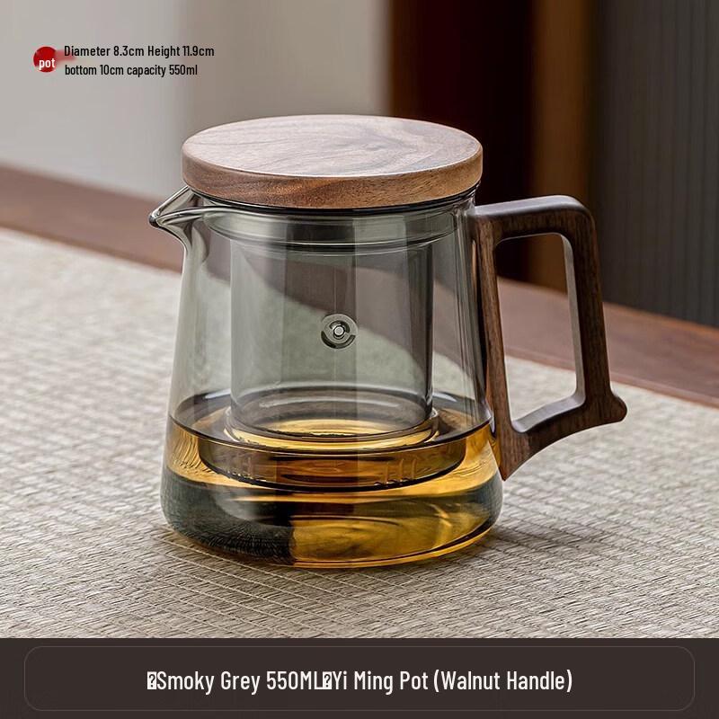 ZISIZ Large Capacity Glass Teapot