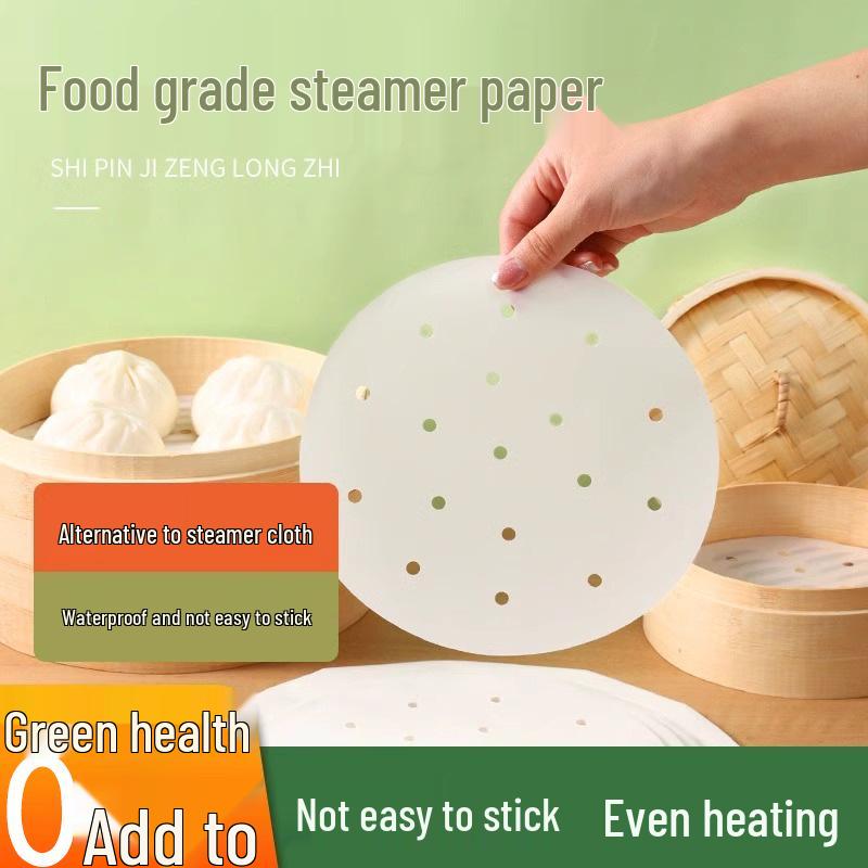 Non-Stick Disposable Steamer Paper for Steaming Buns and Mantou