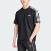 Adidas Originals Premium Jersey Breathable All-Over Print Loose Short Sleeve T-Shirt Men Tops Black IZ4858