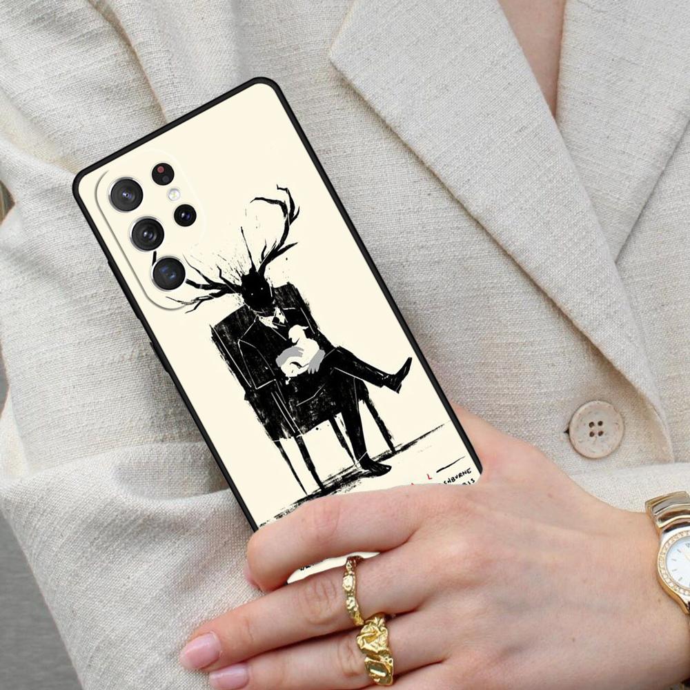 Hannibal PRINT Cell Phone Case for Samsung Galaxy S26 Ultra S25 S24 S23 S22 S21 S20 Note10 Cover