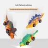 Tyrannosaurus Rex Pull-Back Car: Durable PVC Toy for Kids