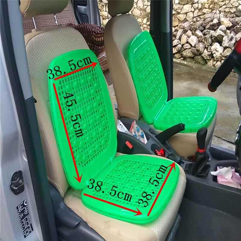 Double-Layer Bamboo Chip Seat Cushion for Cars and Heavy Machinery - Breathable & Sweat-Resistant