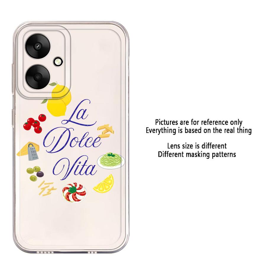 Fruit Letters Case for Xiaomi Mi 11T Pro 11 Lite Soft Phone Cover