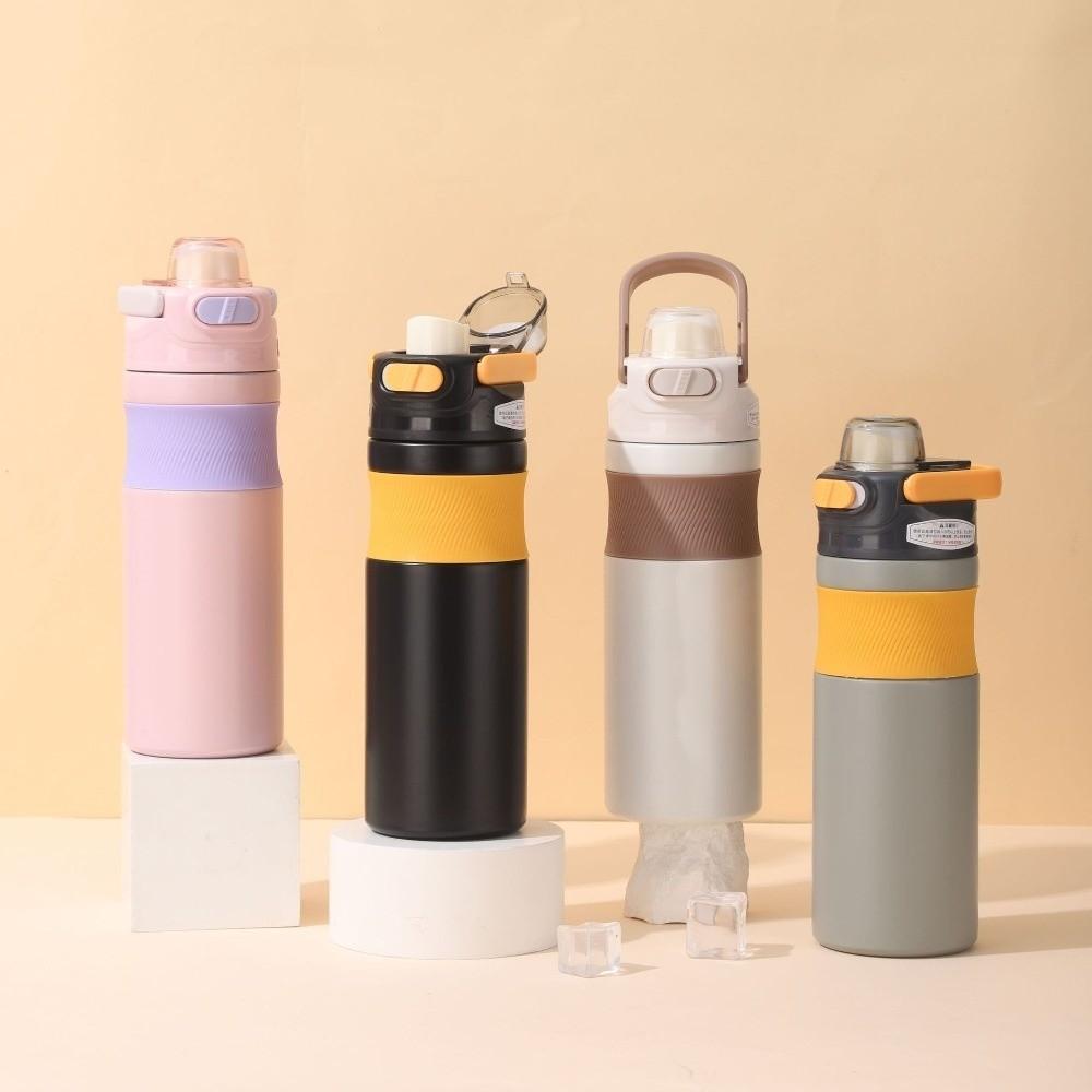 316 Stainless Steel Water Bottles 600ml Vacuum Mug Trendy Insulated Cup for Travel