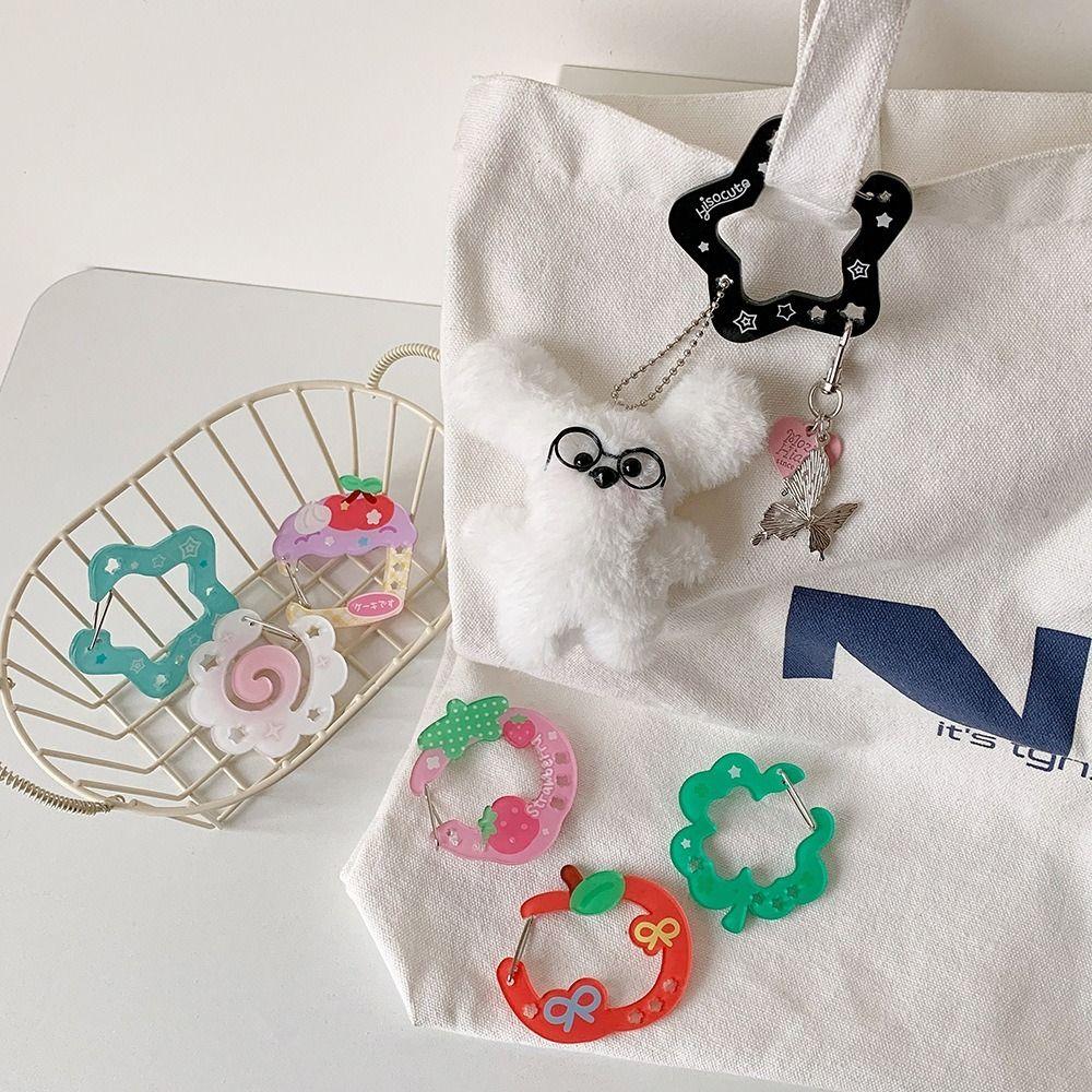 Acryl Schlüsselanhänger Halter Schlüsselanhänger Dekor Schlüsselring Anhänger Hohe Qualität Taschenanhänger