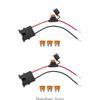 3XUF 2Pcs 12V Wire Harness Socket Connector With for Ride On Toy Easy To Use