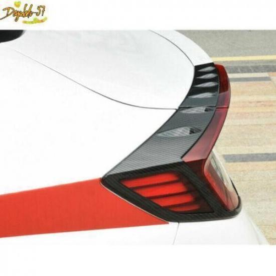 Fit For Hyundai Sonata - Carbon Fiber Rear Tail Light Lamp Cover Trim