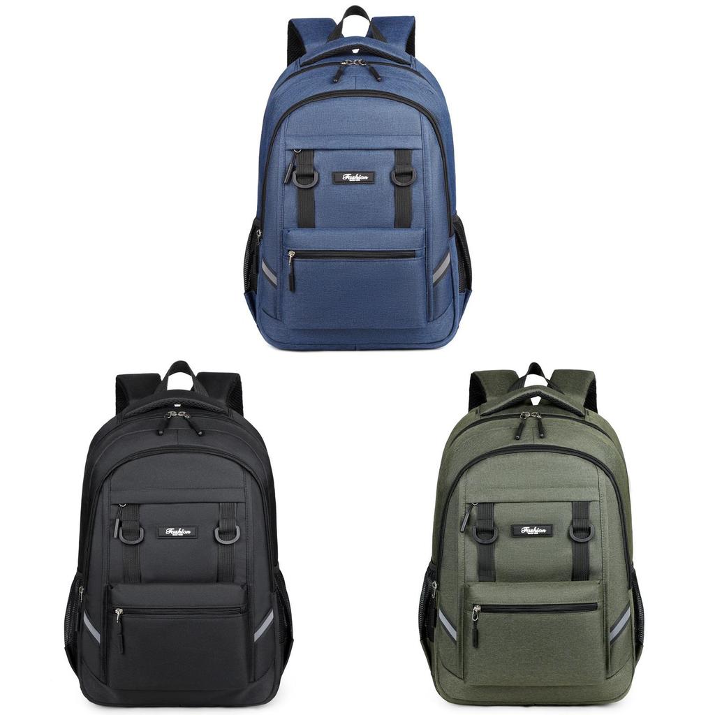 Oxford Fabric Casual Backpack With Spine Protection For Students And Travelers