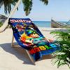Roblox Game Character Towel Beach Towel Quick-drying for Travel Outdoor Sports Jogging Beach and Swimming