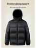 2025 Unisex Winter Thick Hooded Down Jacket, Warm Short Casual Puffer Outerwear for Couples