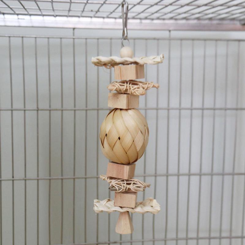 Bird Toys For Parrots Bite Resistant Chew Toys For Cage Multi-Layer Bird Blocks Funny Pet Supplies For Hamsters Chicks Gerbils