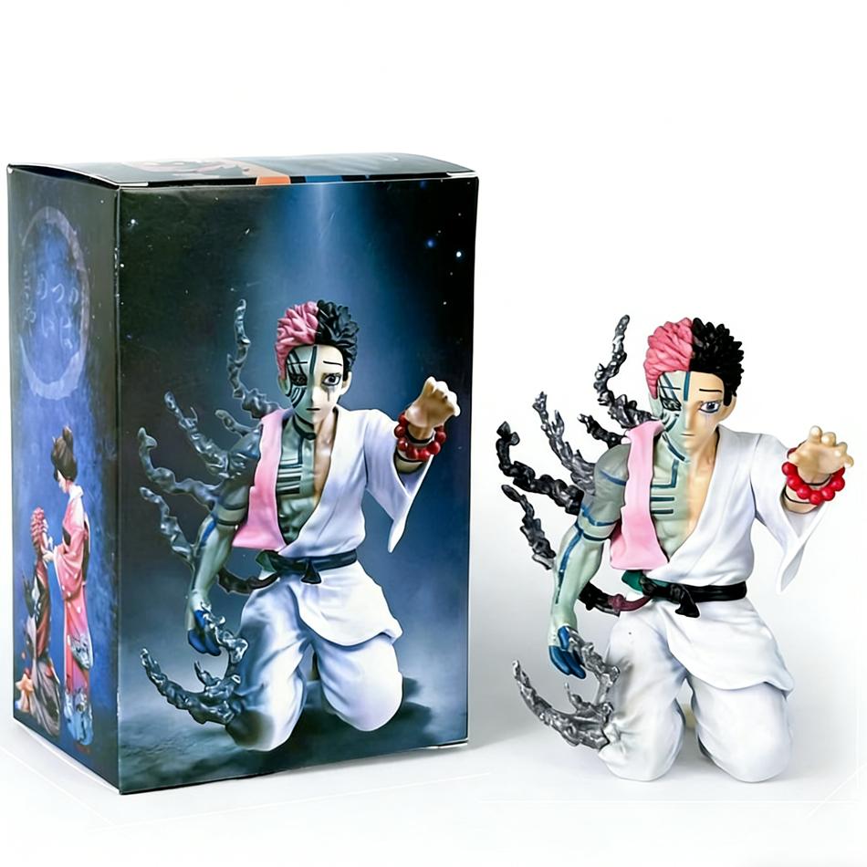 5pcs Anime Figure Demon Slayer Figures Slayer Akaza Doll Figurine Warrior Action Figure Model Toys Anime Model Figure Car Doll