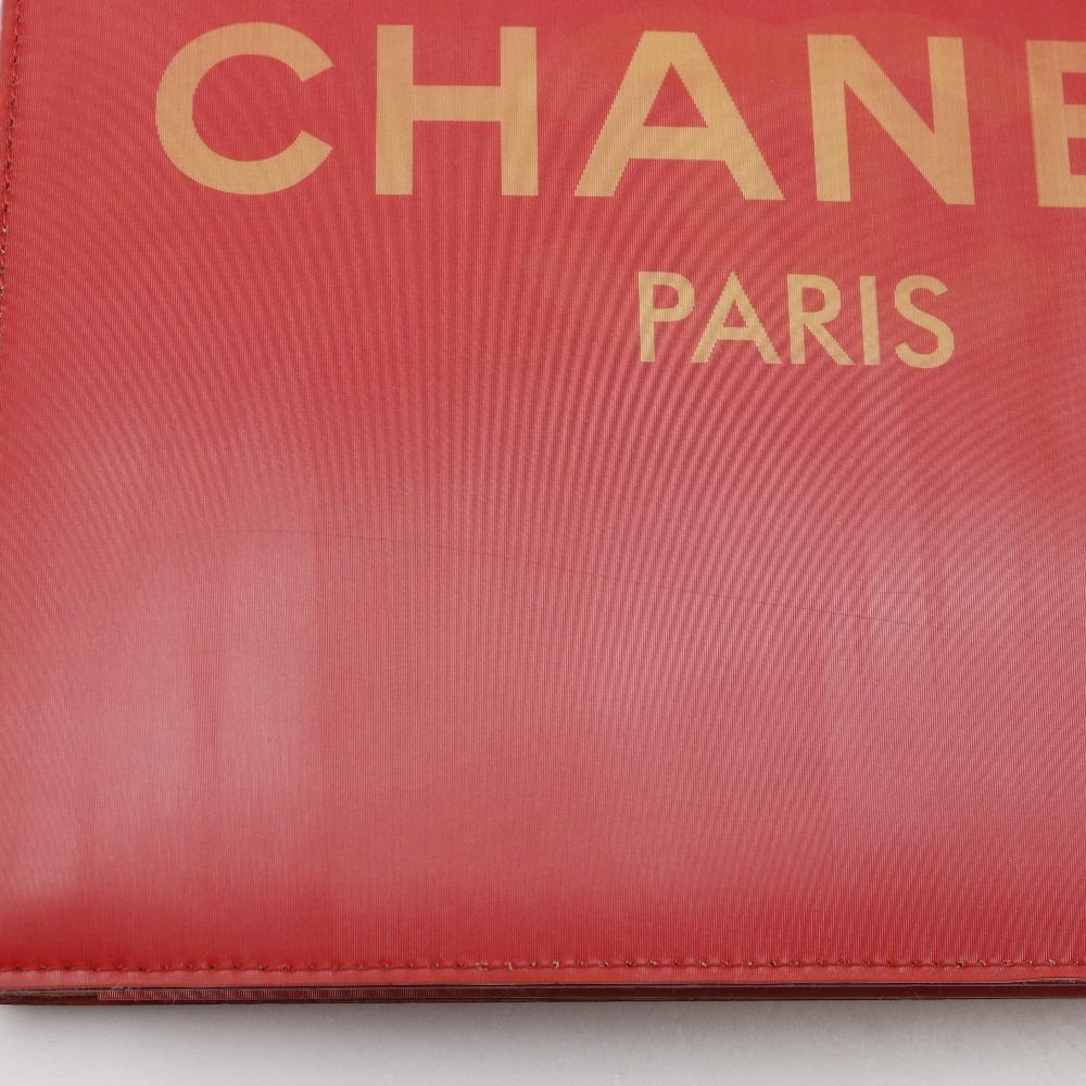 Chanel Hologram Chain Shoulder Shoulder Bag COCO Mark Red Plastics Women Used