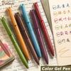 6Colors/Set Macaron/Morandi/Retro Color Ink Gel Pen Students Gift Press Ballpoint Pen 0.5mm ST Tip Neutral Pen Writing Tools