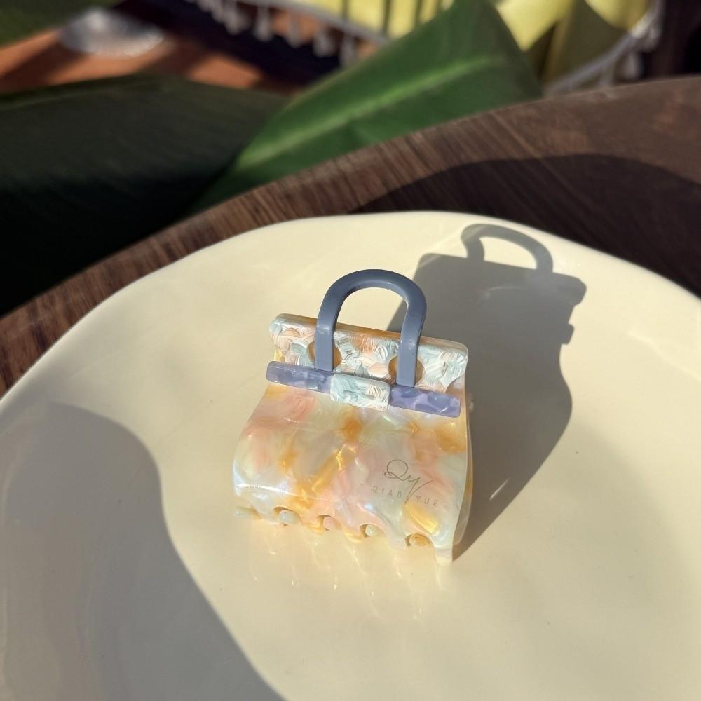 Elegant Square Hair Claw Korean Style Shark Clip Fashion Acetic Acid Hair Claw  Work
