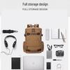 Men's Canvas Multi-functional Backpack