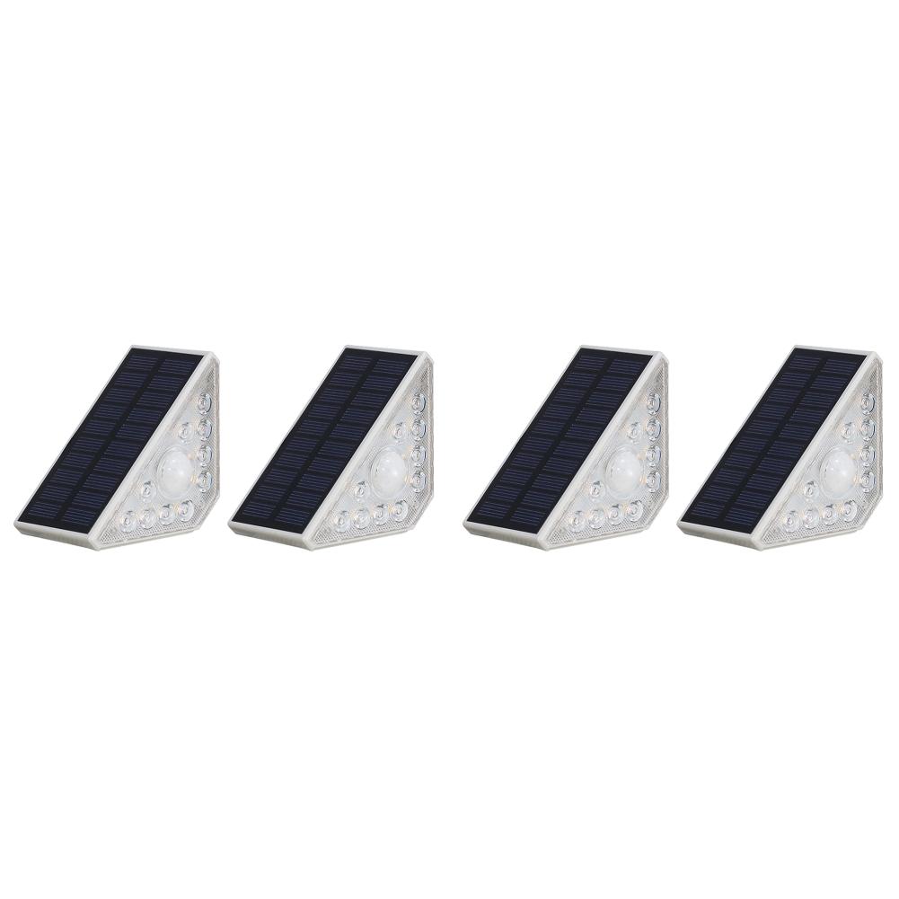 

#L LED Solar Stair Lights IP44 Waterproof Solar Step Lights Outdoor Solar Light(