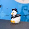 Halloween Mini Resin Figurines Adorable Cartoon Design Bright Colors Hand-Painted Small Ornaments for Home Desktop Decor