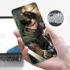 A-Attack On T-Titan Levi Phone Case For Samsung Galaxy A12 A52S A42 A32 A22 A51 A50 Note 20 Ultra 10 S10 Plus A71 A70 A31 A30 A1