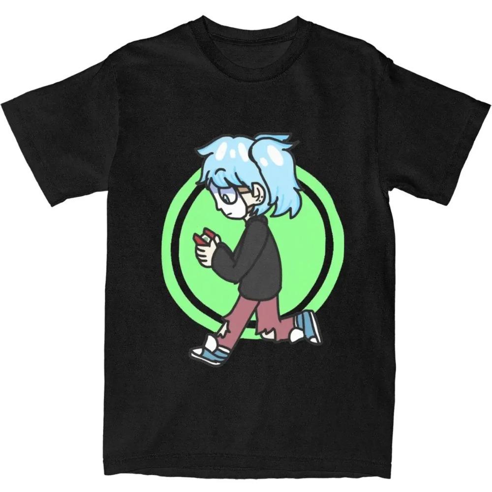 

Всесезонная мужская женская рубашка Sally Face Sal Fisher, футболка SallyFace из чистого хлопка, футболки с графическим принтом XXXXXL чёрный