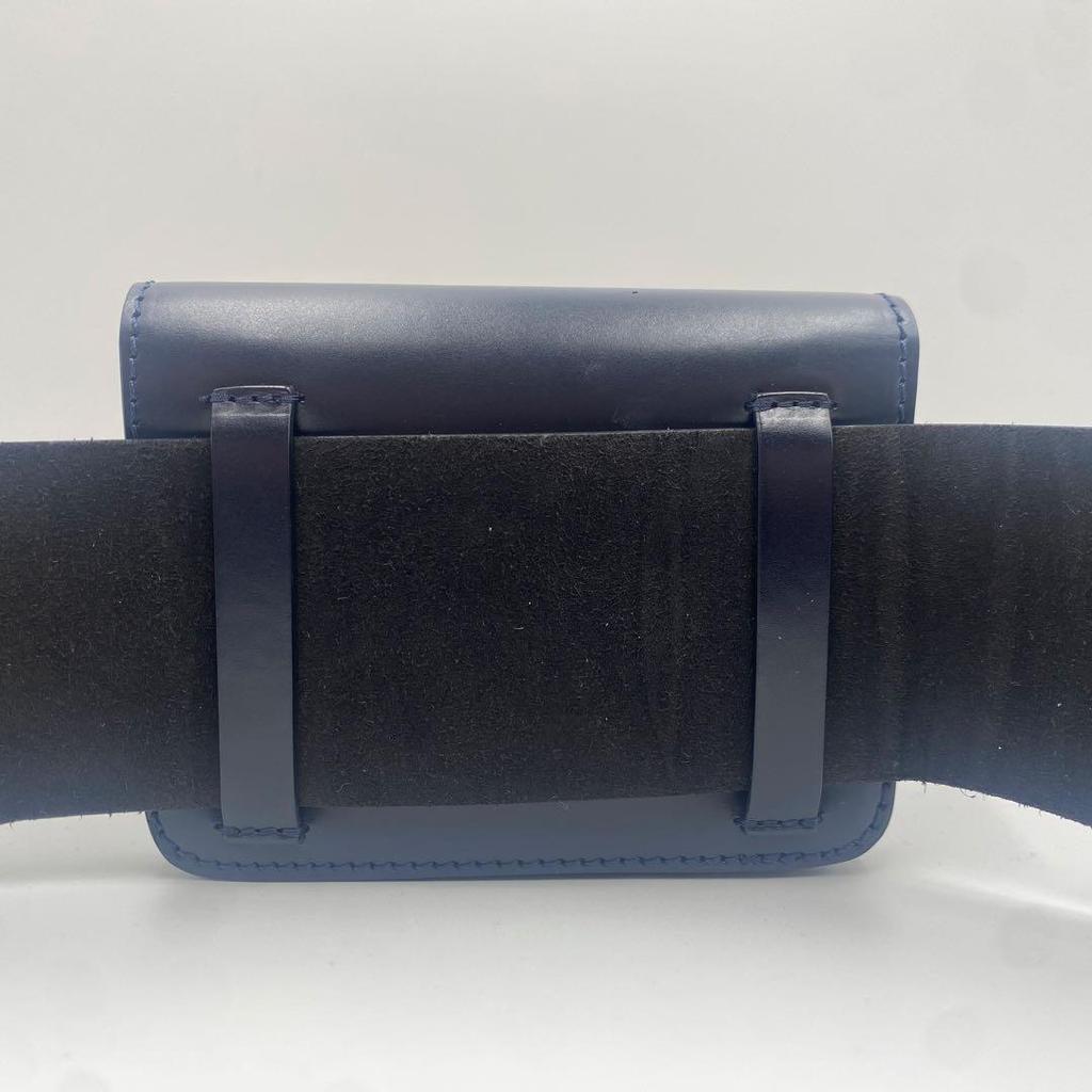 Maison Margiela MM11 Belt Waist Bag Pouch Hip Bag Crossbody Shoulder Genuine Leather Black Men's Women's Unisex