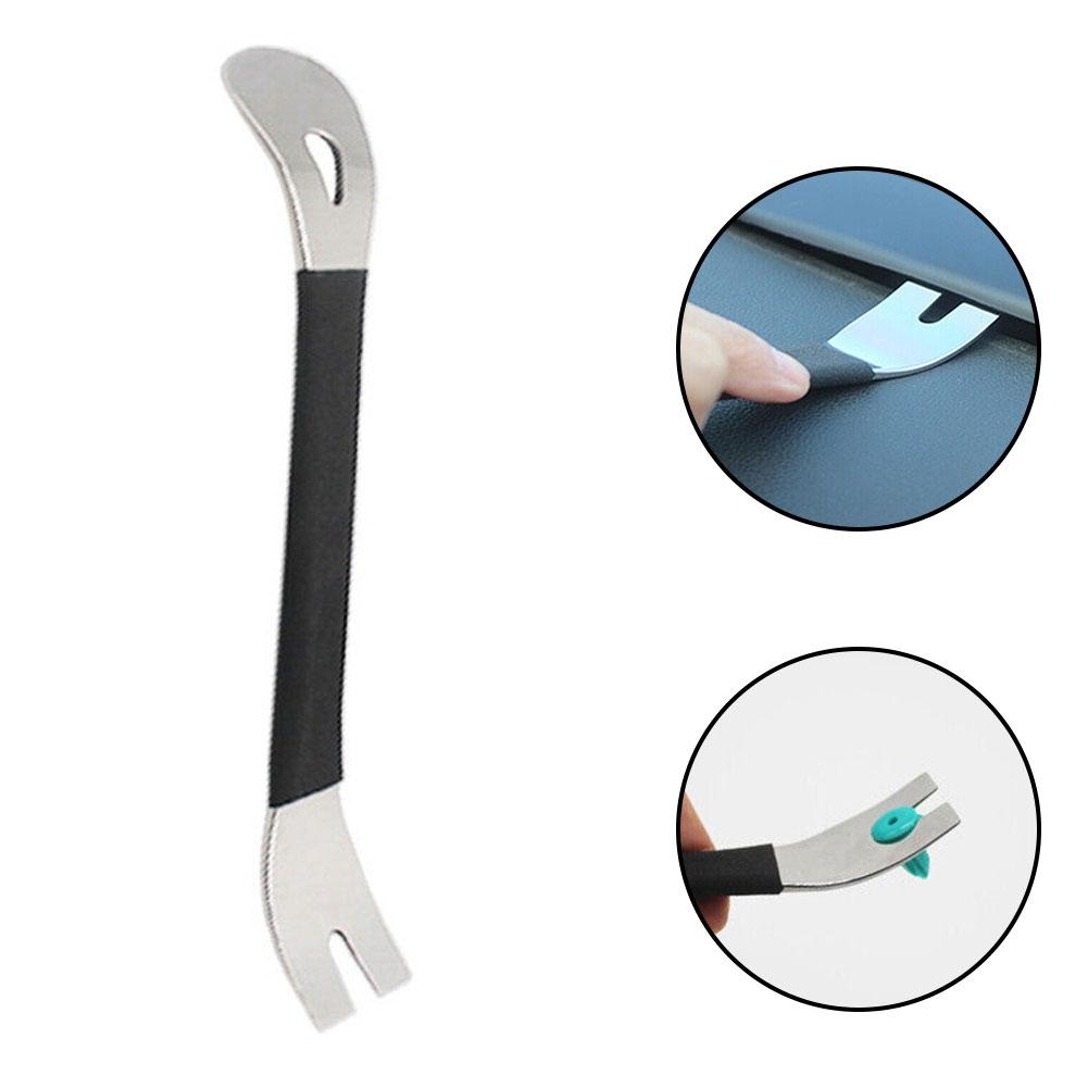 For Stainless Steel Trim Removal Tools Car Trim Puller Pry Bar Dual Ends Pry Tool