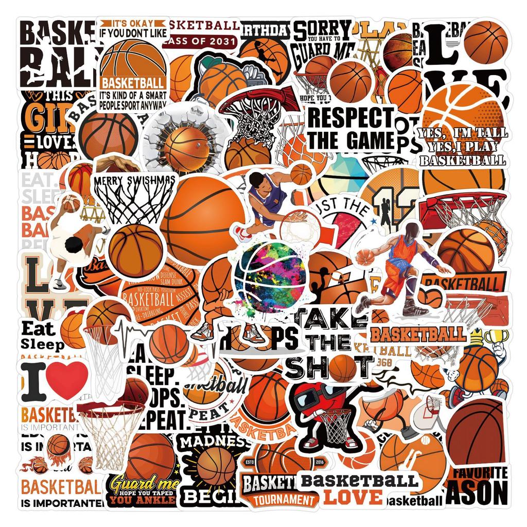 120 New Basketball Cartoon Graffiti Stickers Notebook Skateboard Suitcase Stickers