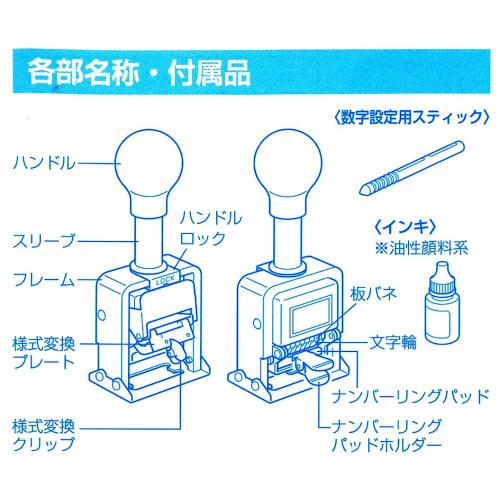 KOKUYO Stamp Numbering Machine 5 Digit IS-M71
