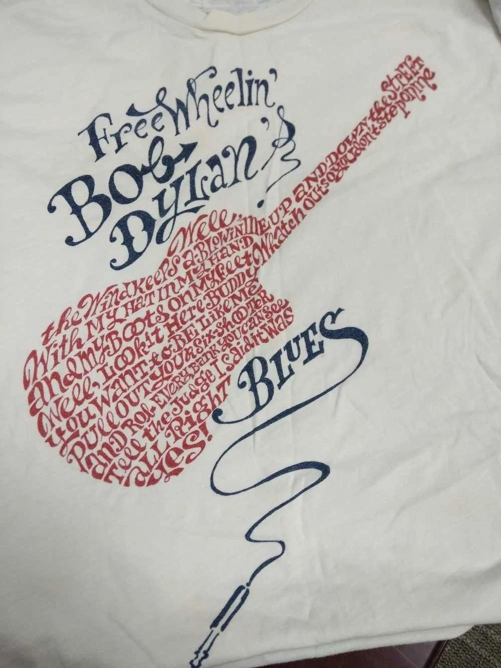 Vintage On Tour Bob Dylan Guitar White Cotton S to 5XL Tee Shirt SN639 Unisex T-Shirt XXXXL