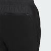 Adidas Fleece Joggers Solid Color Logo Outdoor Thickened Tapered Knit Sports Pants Women Bottoms Black IL9005