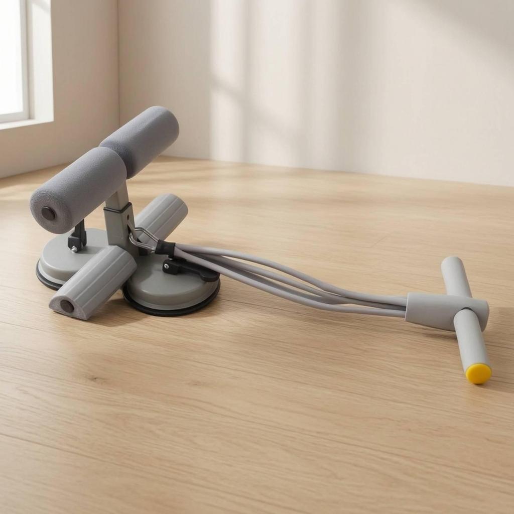 Abdominal Exercise Assistant Cushioned Suction Cup Sit-up Bar