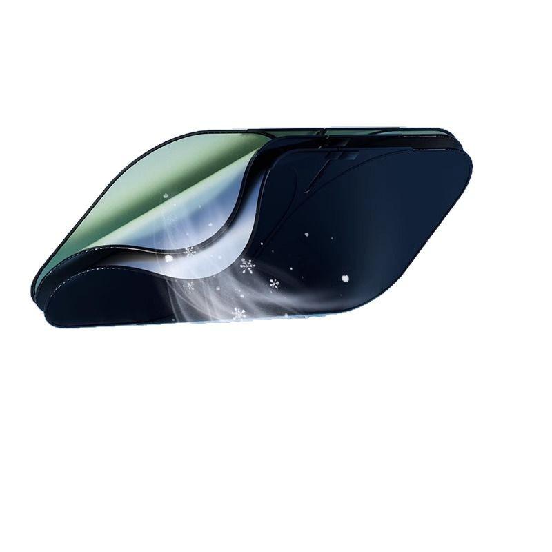Compact Rear Window Sunshade Umbrella - Heat Insulation & Light Blocking for Cars