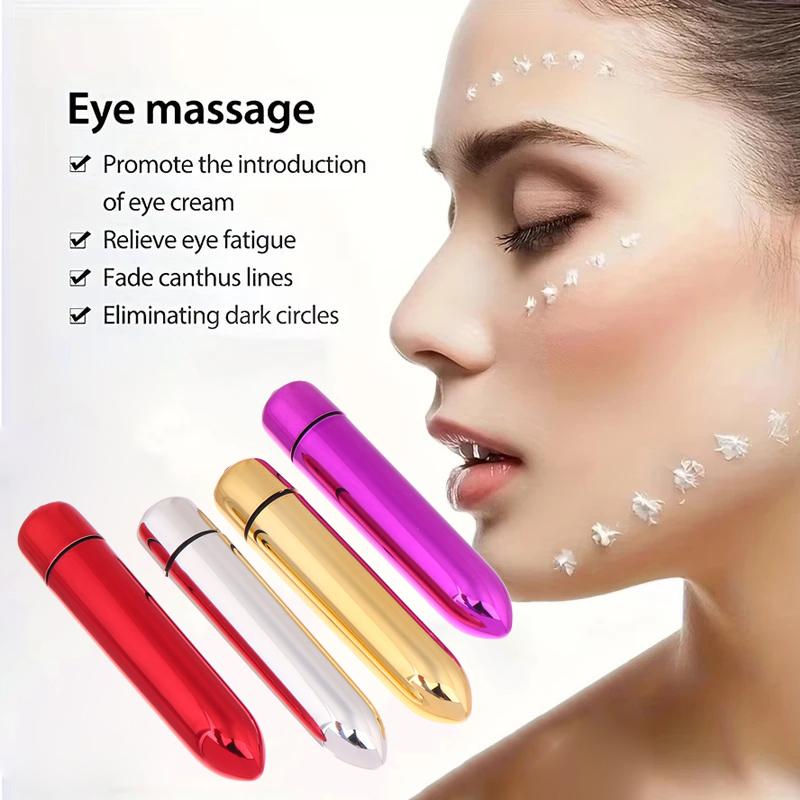 Mini Vibrating Massager Facial And Eye Massage Treatment Promotes Lotion Absorption Portable For Home And Travel Beauty Tool