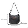 Denim Shoulder Bag for Women Purse Retro Canvas Crossbody Tote Work Gift