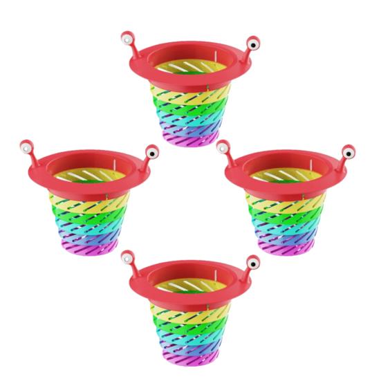 Rainbow Sink Strainer Expandable Capacity Basket Prevents Clogs And Odors Food Waste Collector for Kitchen