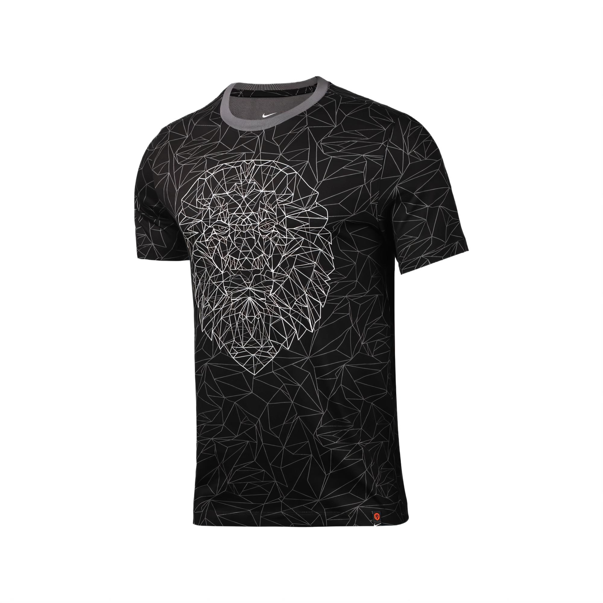 Nike T Shirts Men s Black Crew Neck Thin Straight Fit CD1260-010 XL(180/96A)