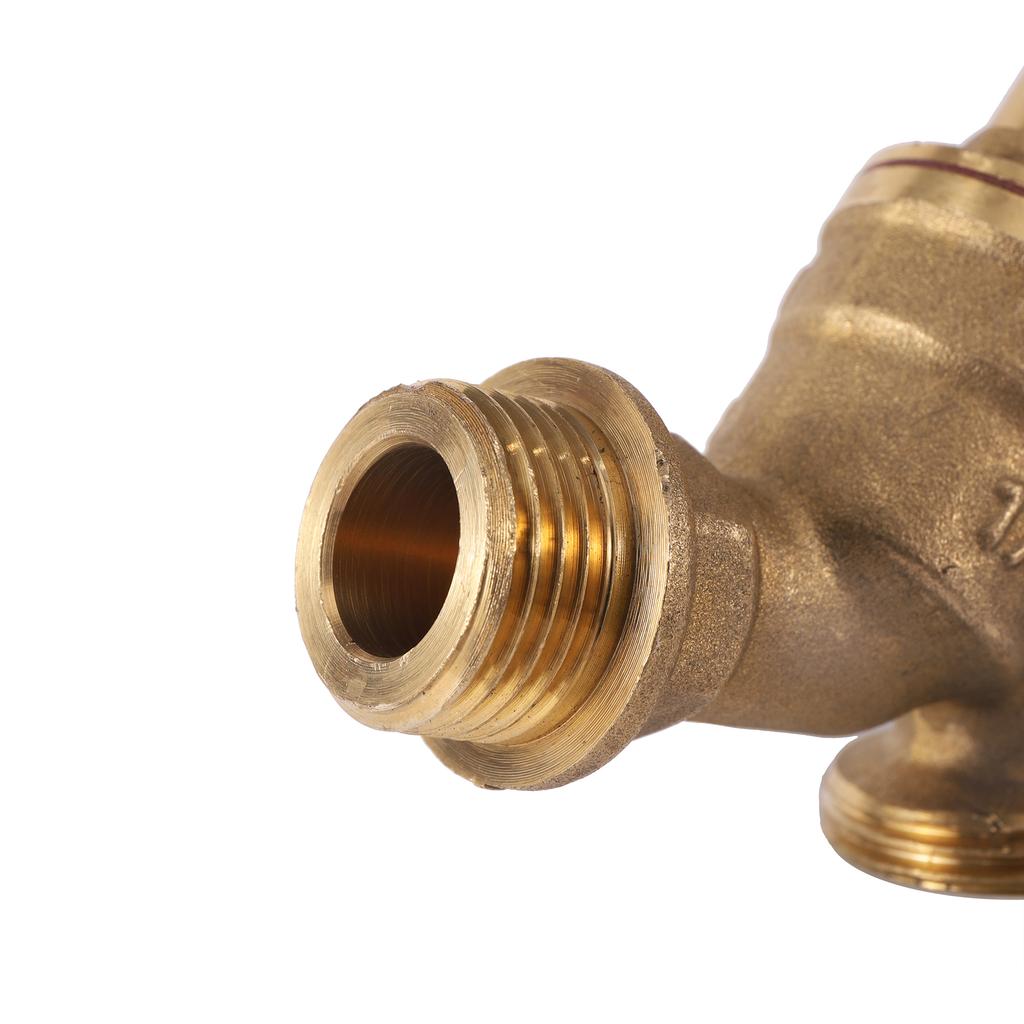 IBC Tank Adapter G1/2" Brass Faucet S60X6 Coarse Thread IBC Tank Fitting Water Tank Discharge Tap Replacement Garden Irrigation